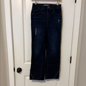 Wit & Wisdom Dark Indigo Flare Stretch Jeans